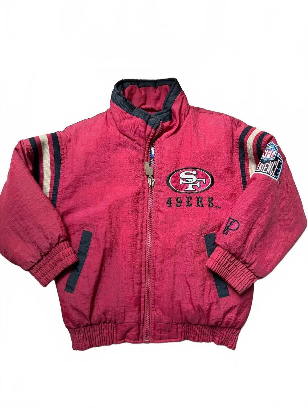 Kids Pro Player 90s Bomber Puffer Zip Up Jacket Size Kids' Medium 5